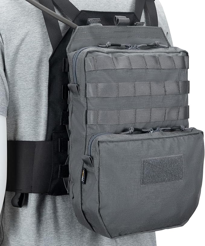 EXCELLENT ELITE SPANKER Tactical MOLLE Hydration Pack for 3L Hydration Water Bladder Molle Vest Accessory