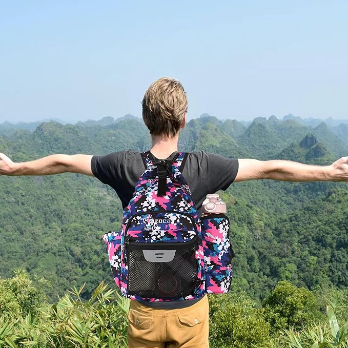 ZOEA Pickleball Backpack with Water Bottle Holder, Waterproof Multi-Style, Reflective Design, Adjustable Straps, Hidden Storage