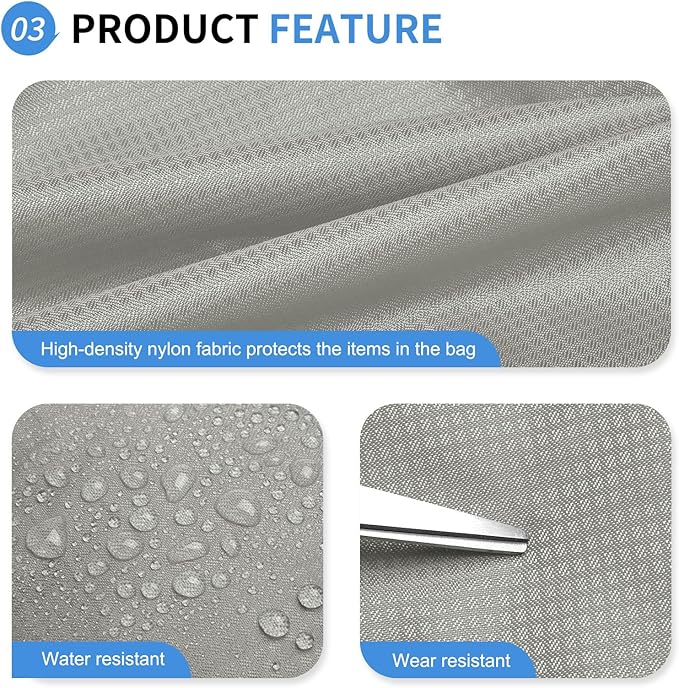 Hiking Backpack, 20L Packable Daypack for Men Women, Nylon with Adjustable Straps, Lightweight Waterproof Outdoor Camping Travel, Grey