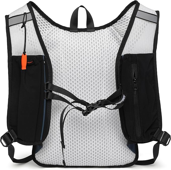 Wotony Lightweight Hydration Backpack with 2LOR 3LWater Bladder for Cycling Hiking Rave - Water Daypack for Men Women