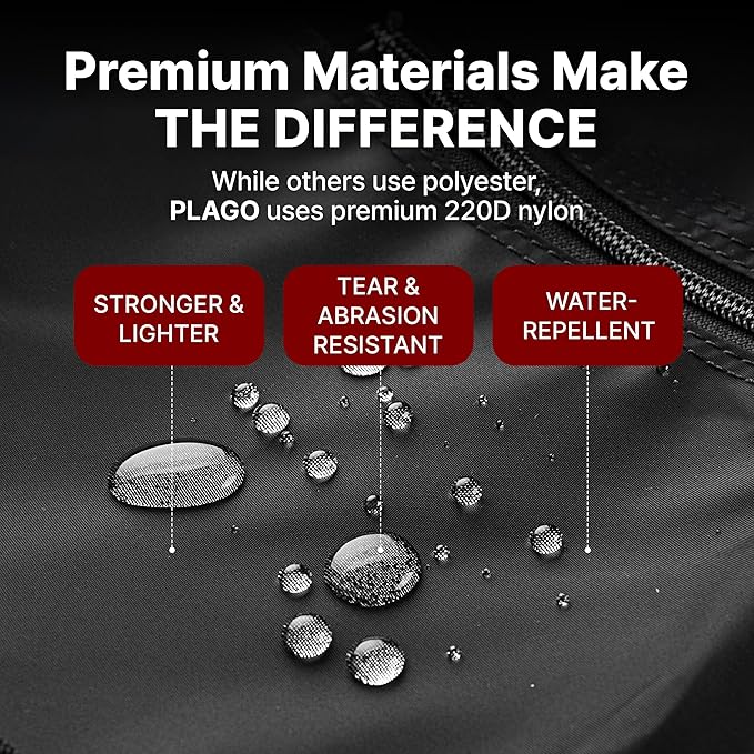 Plago Professional Quality Nylon Extra Large Duffel Bag, Lightweight Foldable Water Repellent, Cargo for Travel, Folding Bike, Tent Mattress Closet Storage (XXXL: 262L capacity (39"x28"x15"))