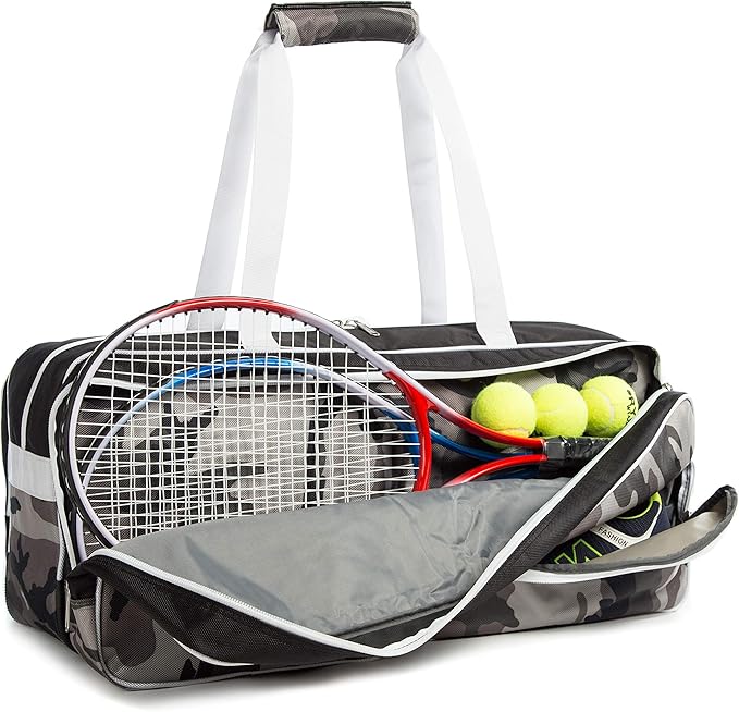 K-Cliffs Tennis Racket Bag | Deluxe Ballistic Nylon | Shoe Compartment