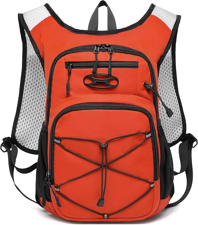 Wotony Lightweight Hydration Backpack with 2LOR 3LWater Bladder for Cycling Hiking Rave - Water Daypack for Men Women