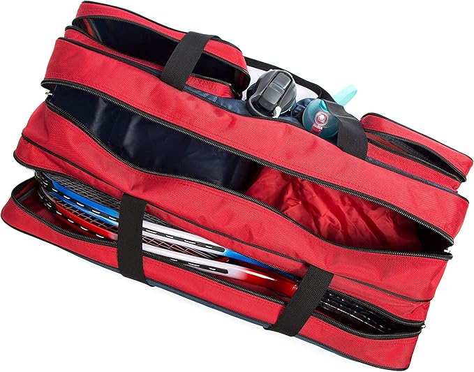 K-Cliffs Tennis Racket Bag | Deluxe Ballistic Nylon | Shoe Compartment