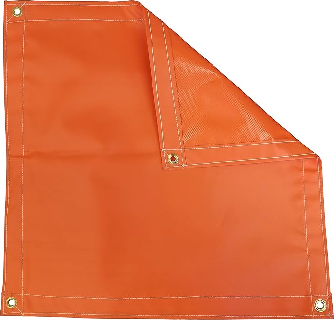 12 Ft. x 20 Ft. Orange 18 Oz. Vinyl Tarp