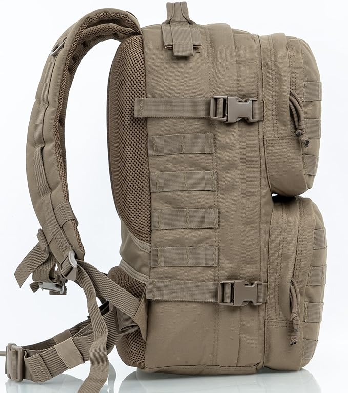 XMILPAX Tactical Backpack Military Survival Pack EDC Daypack Bag MOLLE for Camping Hiking Hunting Bugout Travel 25L