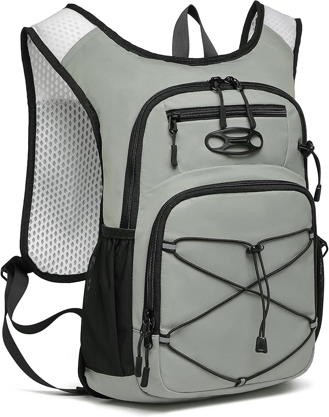 Wotony Lightweight Hydration Backpack with 2LOR 3LWater Bladder for Cycling Hiking Rave - Water Daypack for Men Women