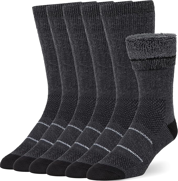 COZIA Merino Wool Socks for Men & Women Casual Warm Winter Cozy Thermal Socks