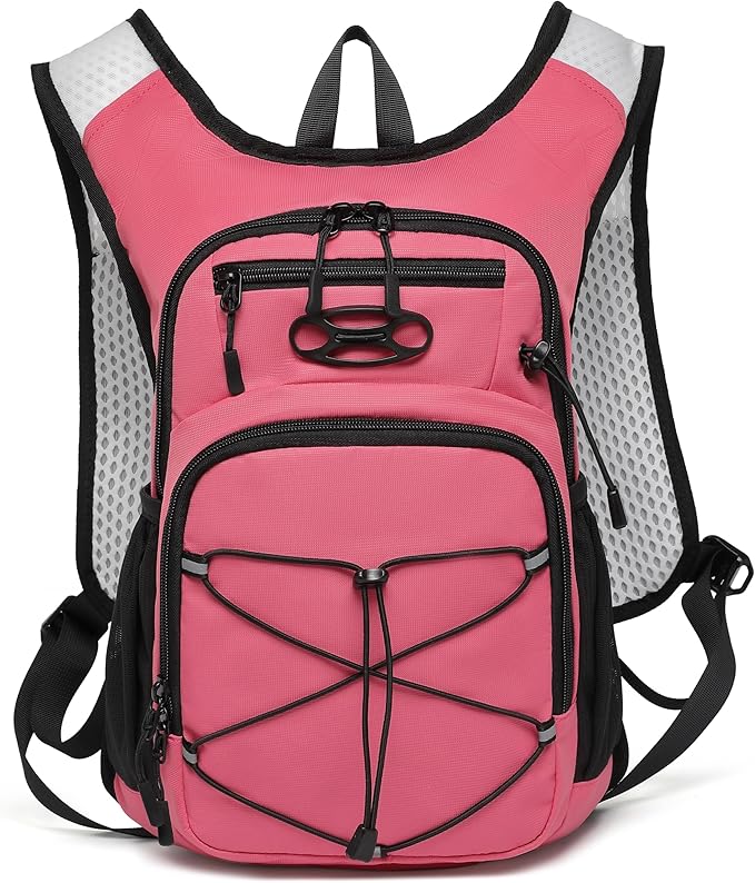 Wotony Lightweight Hydration Backpack with 2LOR 3LWater Bladder for Cycling Hiking Rave - Water Daypack for Men Women