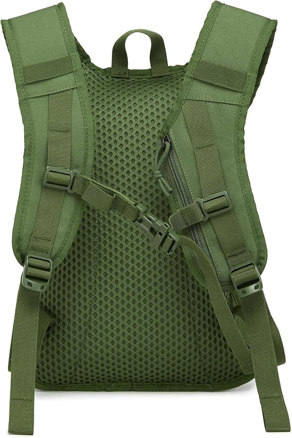 wotony Hydration Backpack with Water Bladder for Hiking Tactical Hydration Pack for Men Women Molle Water Backpack for Hiking