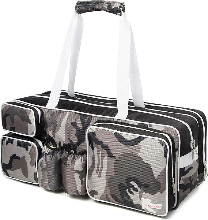 K-Cliffs Tennis Racket Bag | Deluxe Ballistic Nylon | Shoe Compartment