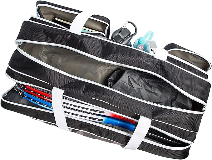 K-Cliffs Tennis Racket Bag | Deluxe Ballistic Nylon | Shoe Compartment