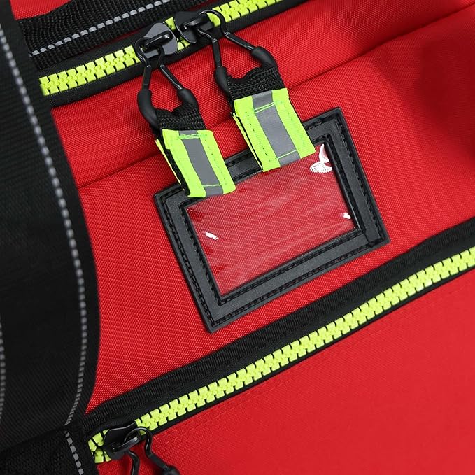 Lightning X Firefighter Premium 3XL Step-In Turnout Gear Bag - Red w/NO LOGO (Customizable)