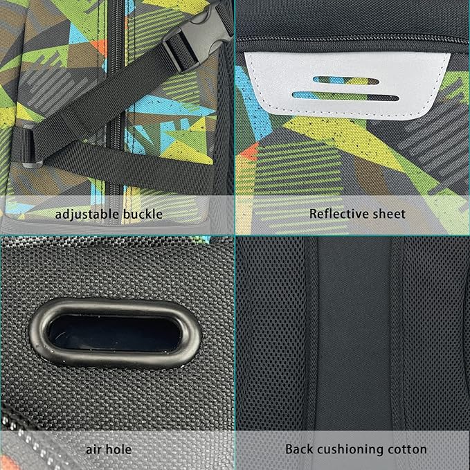 GRANDUP Basketball backpack with ball and shoes compartment Fit Volleyball, soccer, Swim, Gym, Travel, and School, large capacity sports training equipment bags