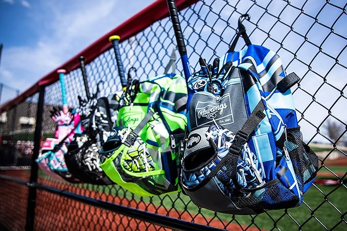 Rawlings | REMIX Backpack Equipment Bag | T-Ball & Youth Baseball / Softball | Royal