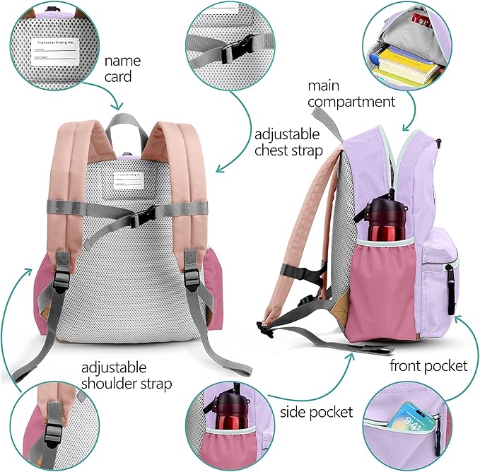 atgark Preschool Toddler Backpack For Boys Girls, School Mini & Travel, Small Kids Child Backpacks, Kindergarten Elementary bag, 11.6" H