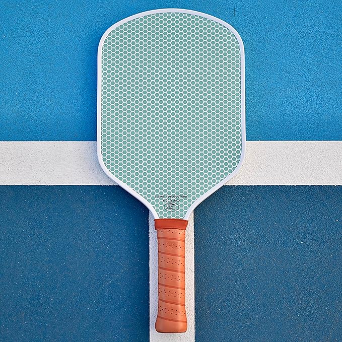Flying H Pickleball Paddle | USAPA Approved | Carbon Fiber Surface | Honeycomb Core | Classic Design | Comfort Grip | Durable Neoprene Cover | Premium Paddle | Pickleball Racket | Elongated
