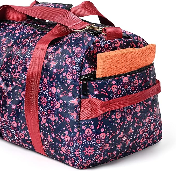 Boulder Bee Pickleball Bags, Premium Pickleball Tote Bag for Girls, Women’s Hand/Shoulder Gym Bag w Water Bottle Holder, with Pickleball Racquet/Paddle Holder