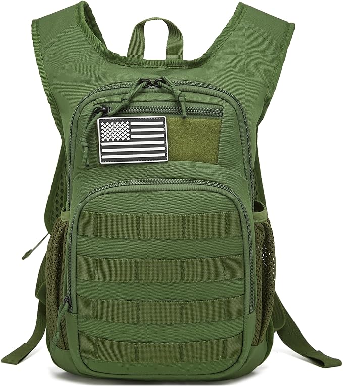 wotony Hydration Backpack with Water Bladder for Hiking Tactical Hydration Pack for Men Women Molle Water Backpack for Hiking