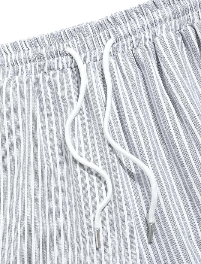 ZAFUL Men's Parachute Pants Casual Baggy Cargo Drawstring Trouser