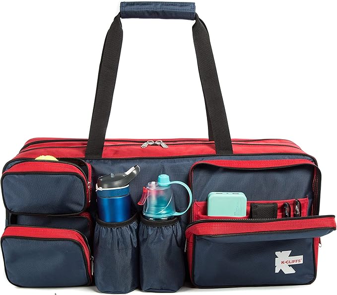 K-Cliffs Tennis Racket Bag | Deluxe Ballistic Nylon | Shoe Compartment