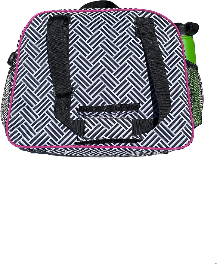 Pickleball - "Unrivaled" - Designer Women's Premium Side-Pocket Duffle Bag | Made Exclusively For Pickleball! | Includes a fitted a "paddle case" specifically designed to store and protect your pickleball paddles.