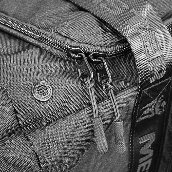 Meister Brawler Gym Bag for Fighters w/Zip-Out Wash Bag & Shoe Locker