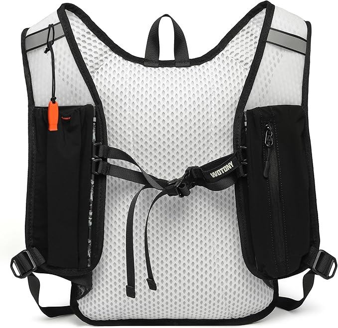 Wotony Lightweight Hydration Backpack with 2LOR 3LWater Bladder for Cycling Hiking Rave - Water Daypack for Men Women