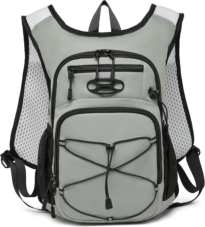 Wotony Lightweight Hydration Backpack with 2LOR 3LWater Bladder for Cycling Hiking Rave - Water Daypack for Men Women