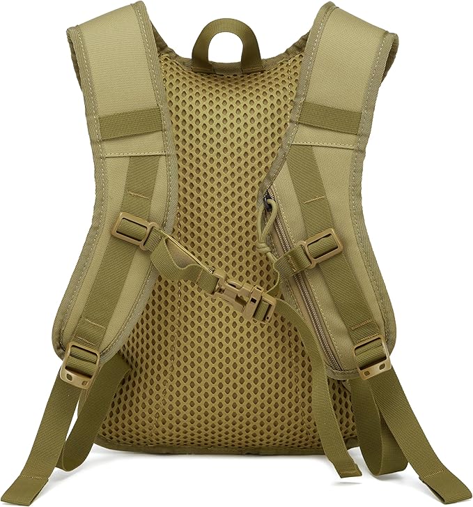 wotony Hydration Backpack with Water Bladder for Hiking Tactical Hydration Pack for Men Women Molle Water Backpack for Hiking