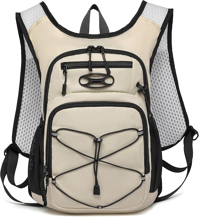 Wotony Lightweight Hydration Backpack with 2LOR 3LWater Bladder for Cycling Hiking Rave - Water Daypack for Men Women