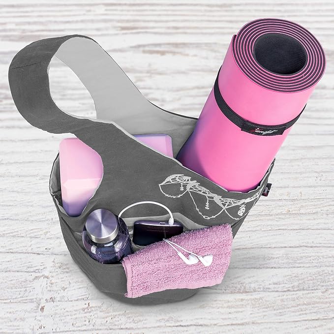 Zenifit Yoga Mat Bag – Versatile Yoga Bag with Mat Straps & Storage Pockets, Holds Yoga & Pilates Mats, Lightweight & Durable