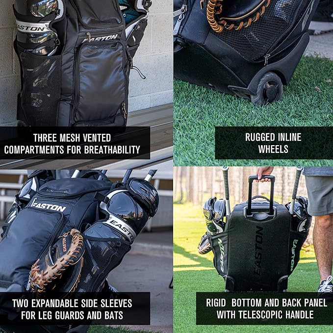 Easton | Catcher's Wheeled Bag Series | Baseball & Softball | Multiple Styles