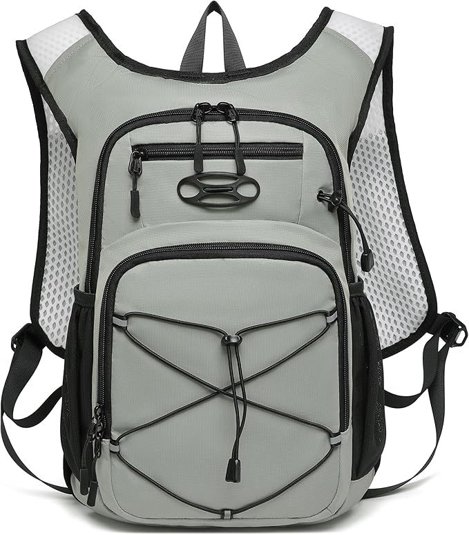 Wotony Lightweight Hydration Backpack with 2LOR 3LWater Bladder for Cycling Hiking Rave - Water Daypack for Men Women