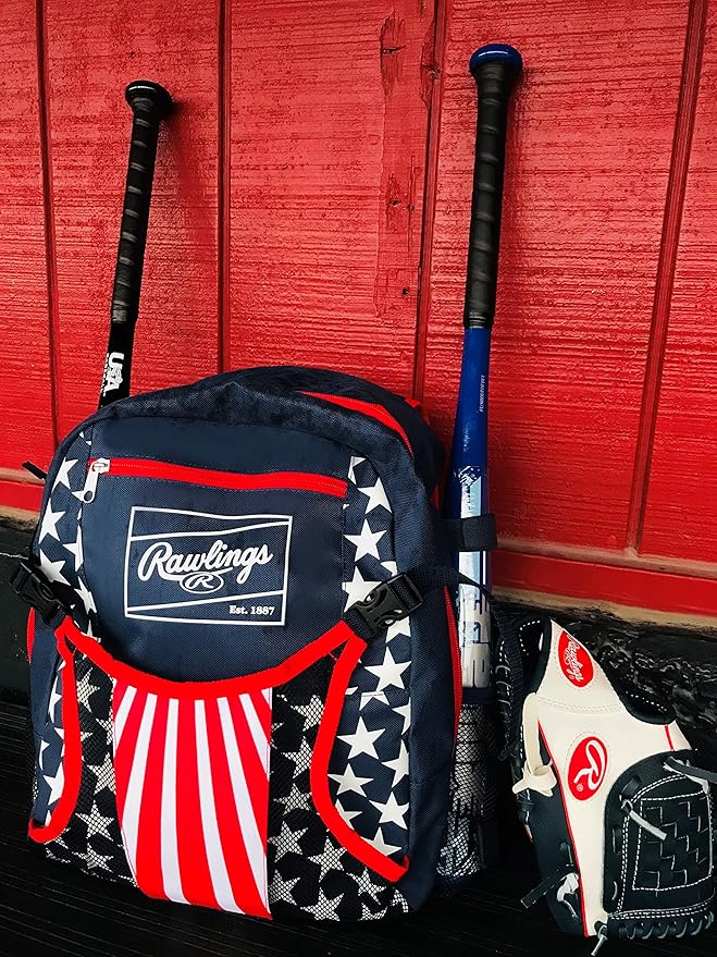Rawlings | REMIX Backpack Equipment Bag | T-Ball & Youth Baseball / Softball | USA