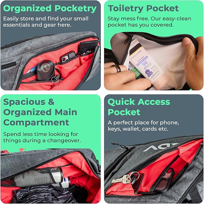 ADV Tennis Pro V3 - Tennis and Pickleball Backpack V2 - Flex Backpack