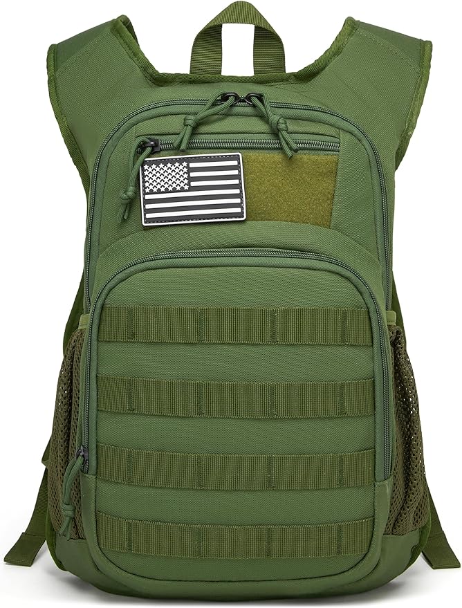 wotony Hydration Backpack with Water Bladder for Hiking Tactical Hydration Pack for Men Women Molle Water Backpack for Hiking