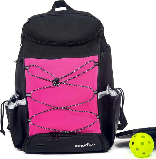 Athletico 35L Pickleball Backpack - Pickleball Bags for Men or Women Includes Pickleball Ball Holder