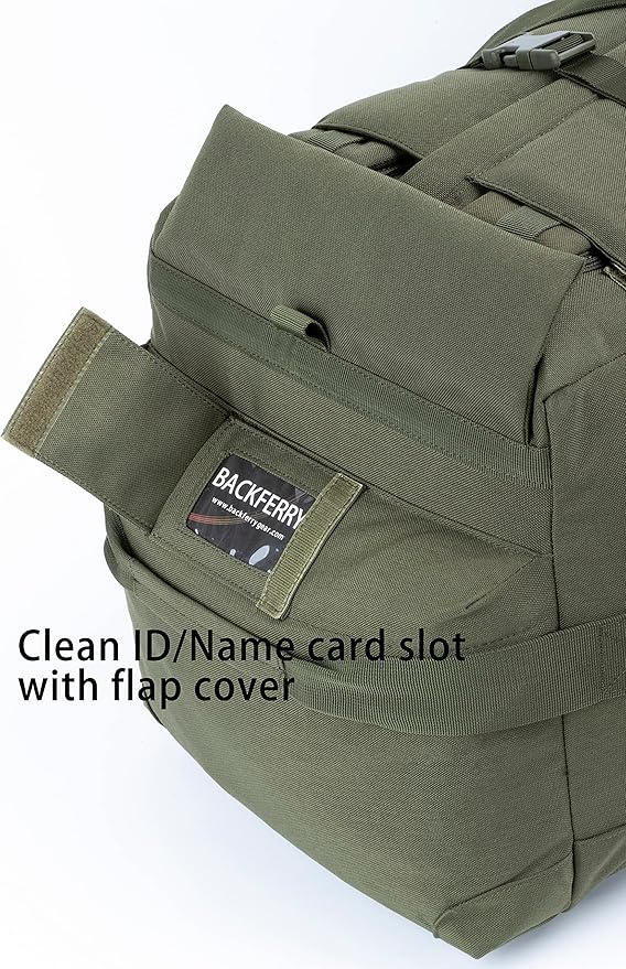 Backferry Large Military Duffle Bag Backpack Tactical Field Gear Equipment Duffel Bag Army Deployment Bag 85L