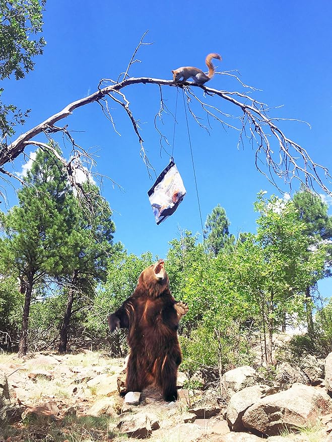 The Ultralight Camping Bundle- Rodent Proof Dry Bag for Backpacking - Bear Bag Food Storage for Camping with Coghlans Odor Proof & Waterproof Bag, Survival Utility Rope and Carabiner (Large)