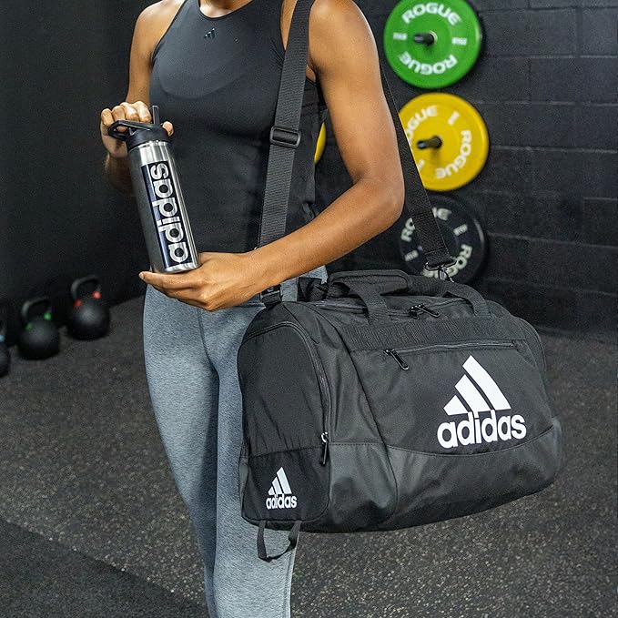 adidas Unisex Defender 4.0 Gym Duffel Bag for Men and Women
